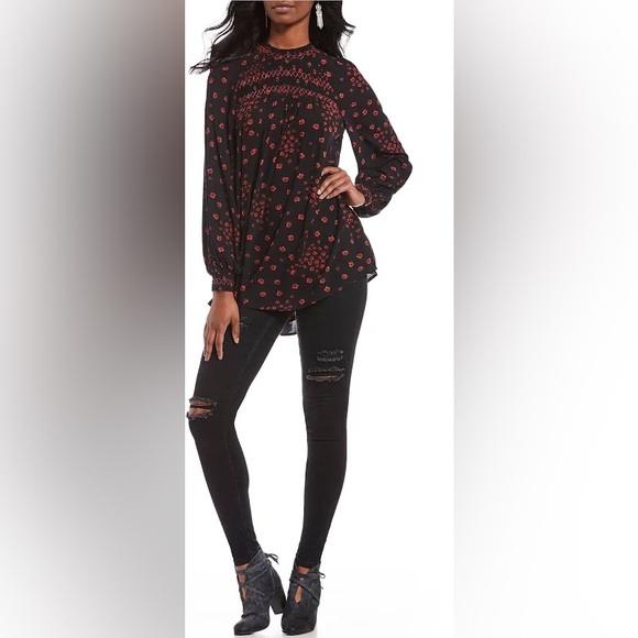 Free People Flowers in her hair tunic - Picture 7 of 10